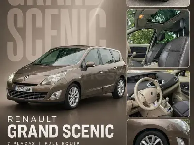 Usado Renault Grand Scénic Privilege 160 CV (117 kW) 2010 Marrón Monovolumen
