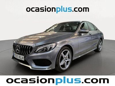 Usado Mercedes C220 AMG 170 CV (125 kW) 2018 Gris Berlina