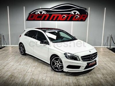 Usado Mercedes A200 AMG line 136 CV (100 kW) 2015 Blanco Berlina