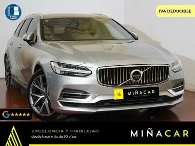 Usado Volvo V90 Inscription 408 CV (300 kW) 2018 Gris Familiar