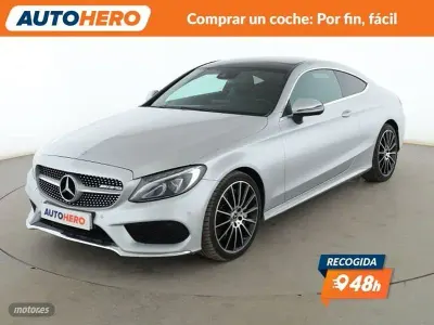 Usado Mercedes C250 205 CV (150 kW) 2018 Gris Coupe