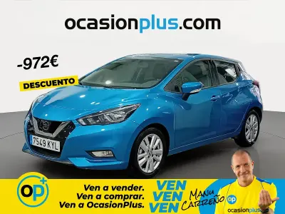 Usado Nissan Micra Acenta 100 CV (73 kW) 2019 Azul Utilitario