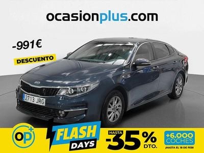 Usado Kia Optima 141 CV (103 kW) 2016 Azul Berlina