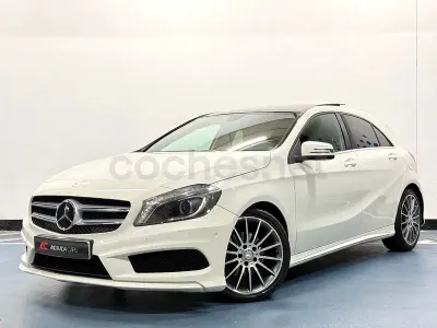 Usado Mercedes A200 AMG line 136 CV (100 kW) 2015 Blanco Utilitario
