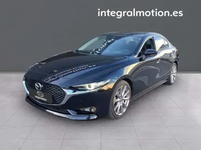 Usado Mazda 3 121 CV (88 kW) 2019 Negro Berlina