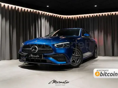 Usado Mercedes C200 204 CV (150 kW) 2022 Azul Berlina