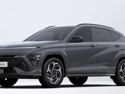Usado Hyundai Kona N Line 100 CV (73 kW) 2024 Gris SUV