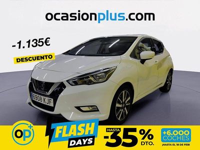 Usado Nissan Micra Acenta 71 CV (52 kW) 2018 Blanco Utilitario