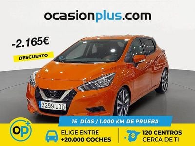 Usado Nissan Micra N-Connecta 117 HP (86 kW) 2019 Laranja Citadino