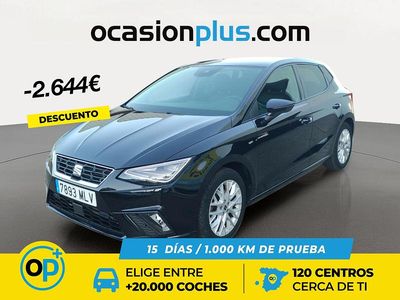 Usado Seat Ibiza FR 110 CV (80 kW) 2023 Negro Berlina