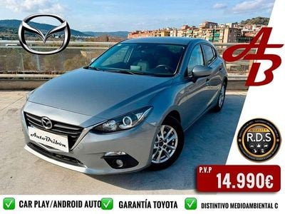 Usado Mazda 3 Luxury 150 CV (110 kW) 2016 Plateado Utilitario
