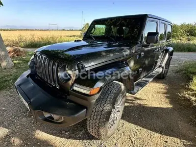 Usado Jeep Wrangler Sahara 381 CV (280 kW) 2021 Gris / plata SUV