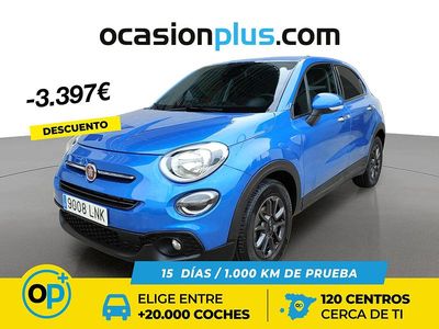 Usado Fiat 500X Connect 130 CV (95 kW) 2021 Azul SUV