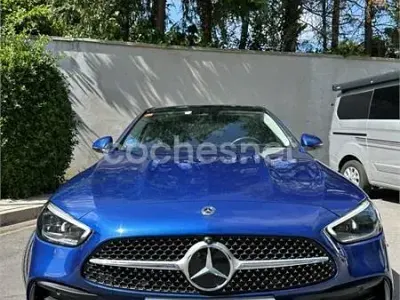 Usado Mercedes C220 200 CV (147 kW) 2021 Azul Berlina