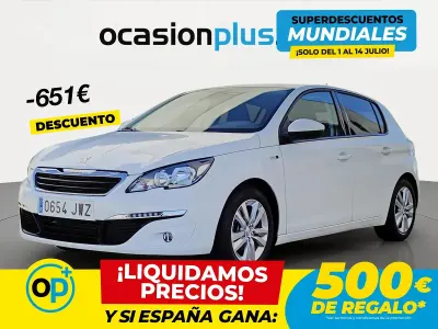 Usado Peugeot 308 Style 110 CV (80 kW) 2017 Blanco Berlina