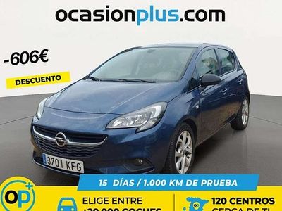 Usado Opel Corsa Selective 90 CV (66 kW) 2017 Azul Utilitario