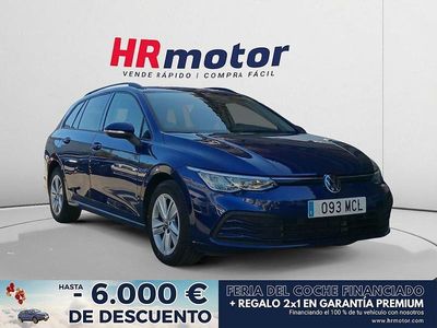 Azul Usado 2022 VW Golf VIII Life Familiar | 20.890 € (Precio justo)