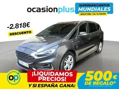 Usado Ford S-MAX Titanium 190 CV (139 kW) 2022 Gris Monovolumen