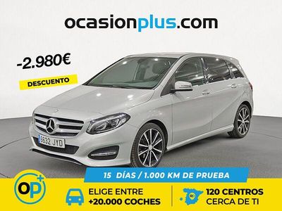 Gris plata Usado 2017 Mercedes B200 Monovolumen | 16.010 € (Buen precio)