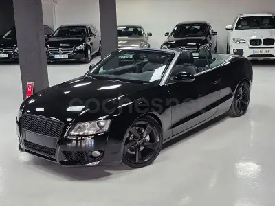 Usado Audi A5 Cabriolet S-Line 170 CV (125 kW) 2009 Negro Descapotable