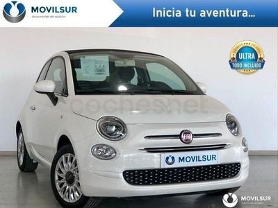 Usado Fiat 500C Lounge 86 CV (63 kW) 2019 Blanco Descapotable