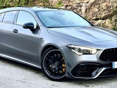 Usado Mercedes CLA45 AMG Shooting Brake AMG 421 CV (309 kW) 2022 Gris Familiar