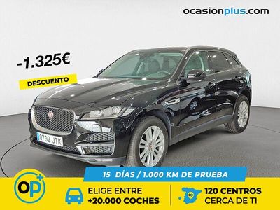 Negro Usado 2016 Jaguar F-Pace Pure SUV | 16.575 € (Precio justo)