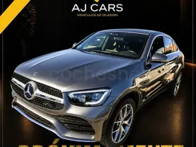 Usado Mercedes GLC300e 306 CV (225 kW) 2021 Gris / plata Coupe
