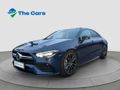 Usado Mercedes C220 AMG 306 CV (225 kW) 2019 Azul Coupe