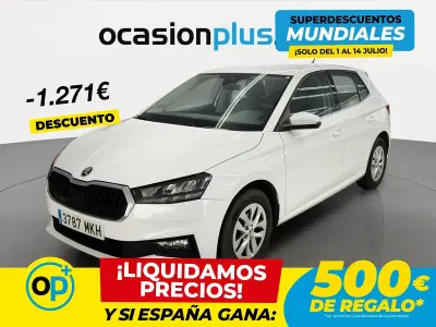 Usado Skoda Fabia Ambition 95 CV (69 kW) 2023 Blanco Utilitario