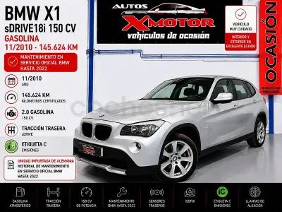 Usado BMW X1 150 CV (110 kW) 2012 Gris / plata SUV