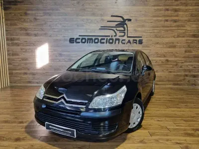 Usado Citroën C4 90 CV (66 kW) 2008 Negro Berlina