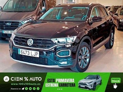 Usado VW T-Roc Sportline 150 CV (110 kW) 2020 Negro SUV