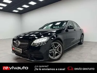Usado Mercedes C180 156 CV (114 kW) 2019 Negro Berlina
