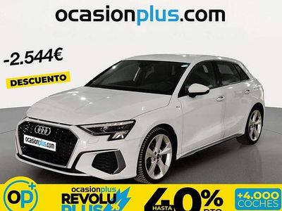 Usado Audi A3 Sportback S-Line 150 CV (110 kW) 2023 Blanco Utilitario