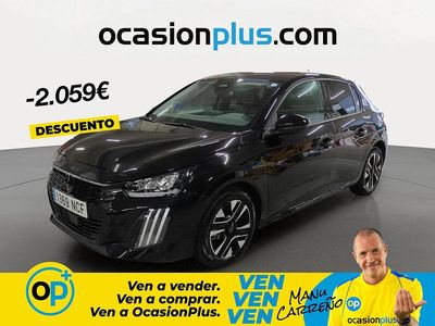 Usado Peugeot 208 Allure 100 CV (73 kW) 2025 Negro Utilitario