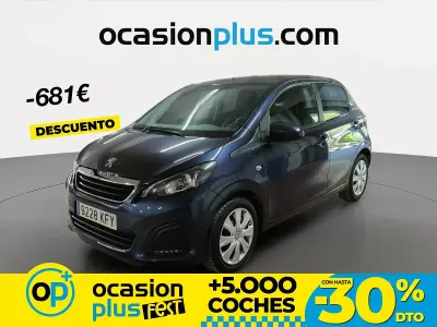 Usado Peugeot 108 82 CV (60 kW) 2017 Azul