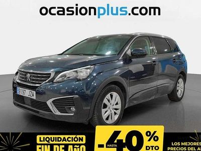 Azul Usado 2017 Peugeot 5008 Active Monovolumen | 16.250 € (Precio justo)
