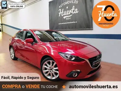Usado Mazda 3 Luxury 150 CV (110 kW) 2016 Granate Berlina