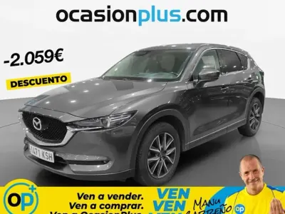 Usado Mazda CX-5 150 CV (110 kW) 2018 Gris SUV