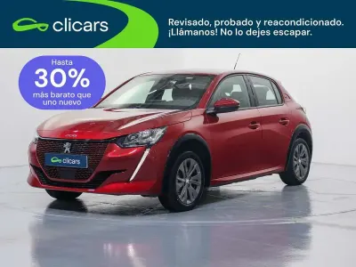 Usado Peugeot e-208 Allure 100 kW (136 CV) 2020 Rojo Utilitario