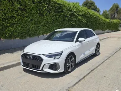 Usado Audi A3 S-Line 150 CV (110 kW) 2023 Blanco Berlina