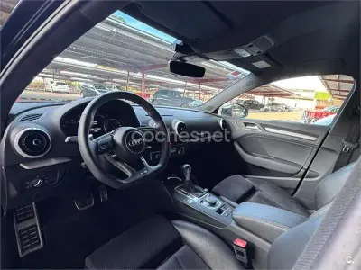 Usado Audi A3 S-Line 190 CV (139 kW) 2017 Negro Berlina