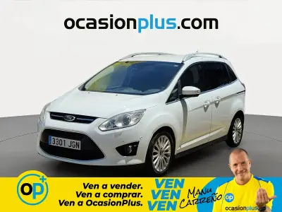 Usado Ford C-MAX Titanium 116 CV (85 kW) 2015 Blanco Monovolumen