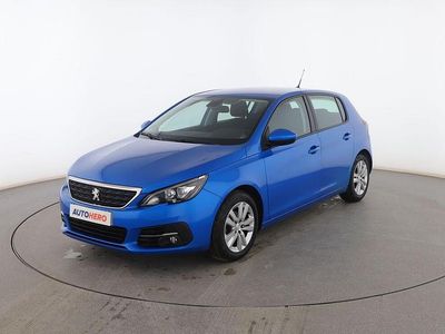 Usado Peugeot 308 Active 110 CV (80 kW) 2021 Azul Utilitario