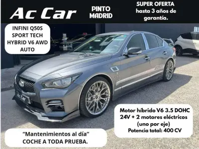 Usado Infiniti Q50 Sport Tech 364 CV (267 kW) 2014 Gris Berlina