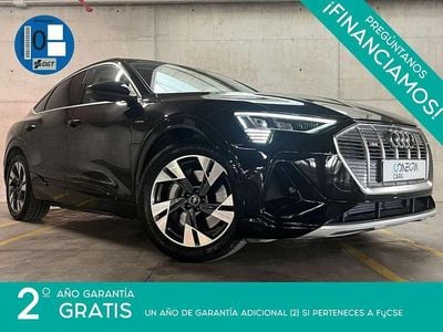 Usado Audi e-tron Sportback S-Line 300 kW (408 CV) 2022 Negro SUV