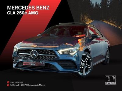 Usado Mercedes CLA250e 218 CV (160 kW) 2020 Azul Berlina