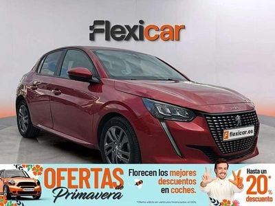 Usado Peugeot 208 Active 102 CV (75 kW) 2021 Rojo Utilitario