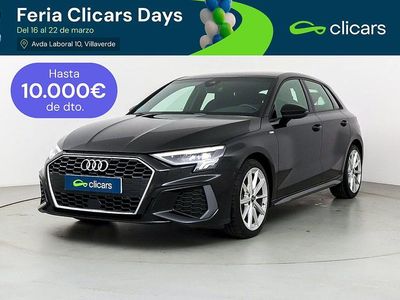 Usado Audi A3 S-Line 116 CV (85 kW) 2021 Negro Berlina